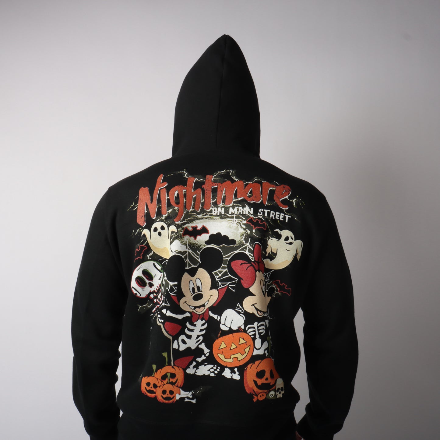 Nightmare On Main Street Full Zip Hoodie (Swipe For On Body Pics) 🎃