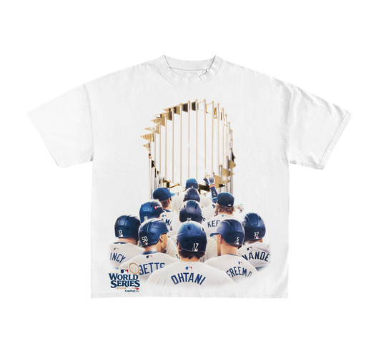 2024 Dodgers World Series Champions Tee (White&Black)