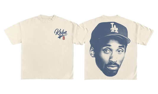 Kobe Dodgers Font Tee (Off White)